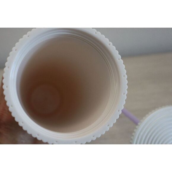 Starbucks 2023 White Pearl Shell Mermaid Siren Scales 24 oz Venti Tumbler - Picture 5 of 6